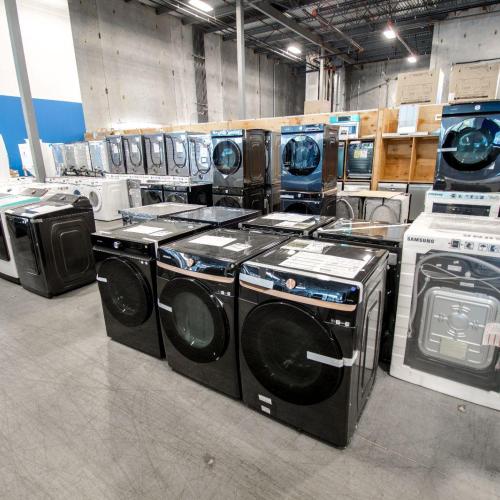  | We are an exclusive authorized salvage center for Samsung in Western Canada. This means any scratch-and-dent, open-box, demo units, and all kinds of returned Samsung products (except cell phones) west of Winnipeg come to us. | Discount Appliances & Electronics Store in Surrey 